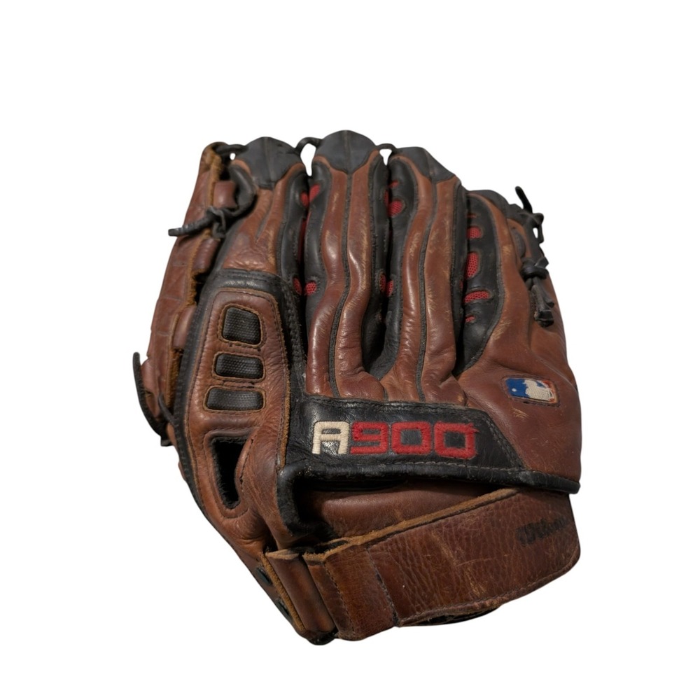 Wilson A900 X Baseball Glove Brown Leather 12" LHT Broken In Ecco